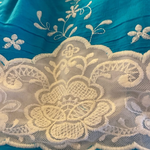 Speechless Turquoise Embroidered Sundress - Picture 6 of 8